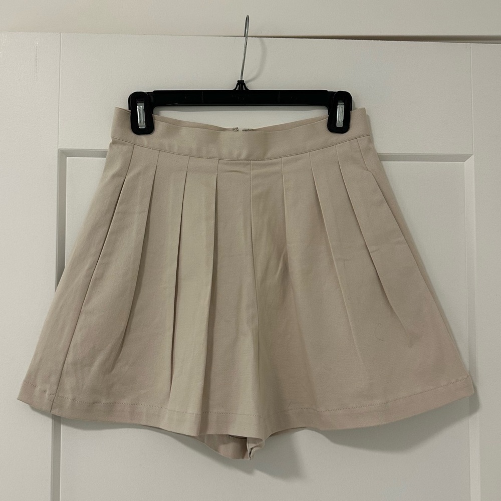Corey Lynn Calter Pleated A-line Shorts